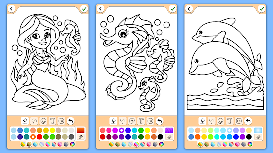 Dolphins coloring pages 17.6.6 APK screenshots 16