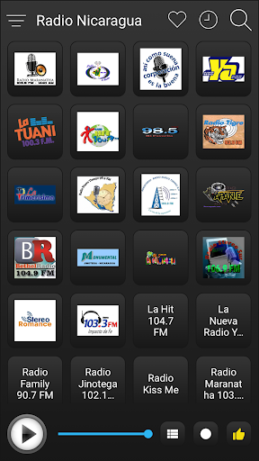 Nicaragua Radio FM AM Music Screen 2