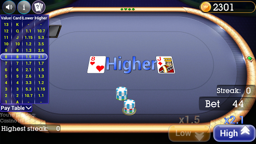 Casino High Low 6