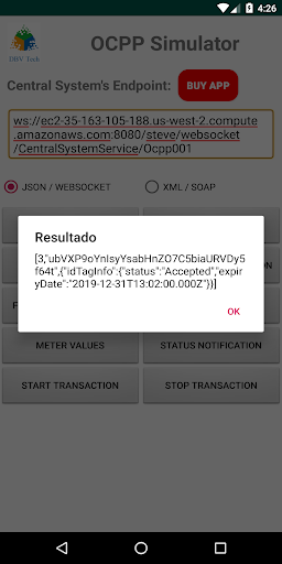 OCPP 1.6 Simulator Screenshot 3 - AppWisp.com