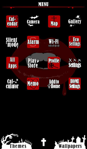 Vampire Lips Theme +HOME Screen 2
