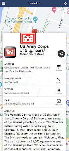 USACE Memphis Screen 3