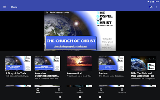Screenshot of The Gospel of Christ - TGOC