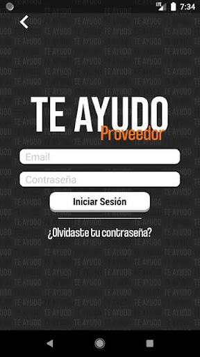 Te Ayudo Proveedores Screen 2