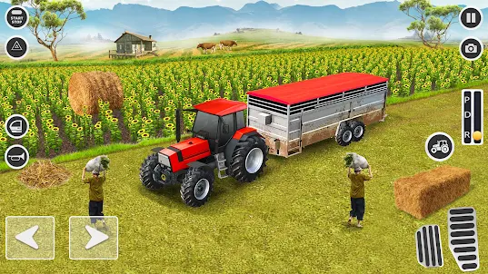Farming Tractor Village Games