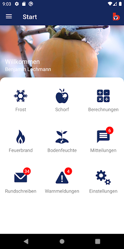 Android application Beratungsring App screenshort