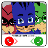 Call From PJ Heroes Prank icon