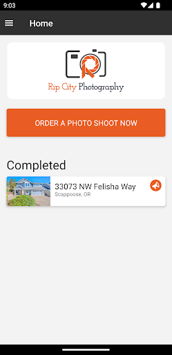 Android application Rip City Photography screenshort