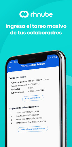 Modo tareo de RH nube Screen 2