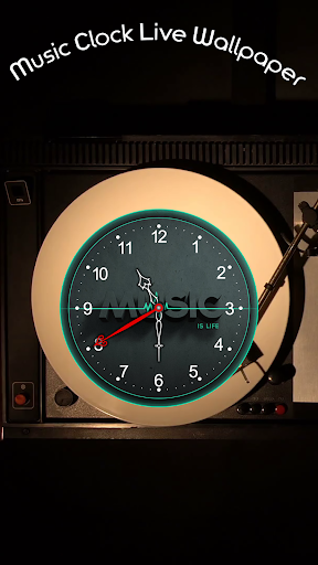 Music Clock Live Wallpaper Screen 3