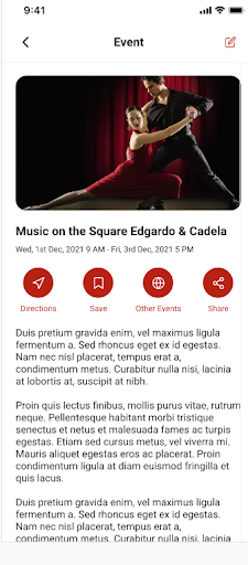 Salsa App Screen 3