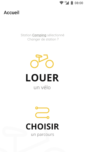 Android application Commavélo - Rent a bike in 3 c screenshort