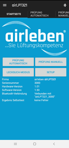 Android application airLPT Control screenshort