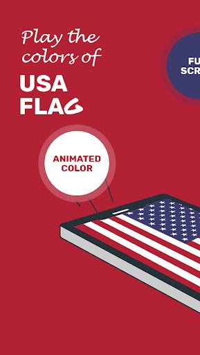 Android application American Flag & Anthem screenshort