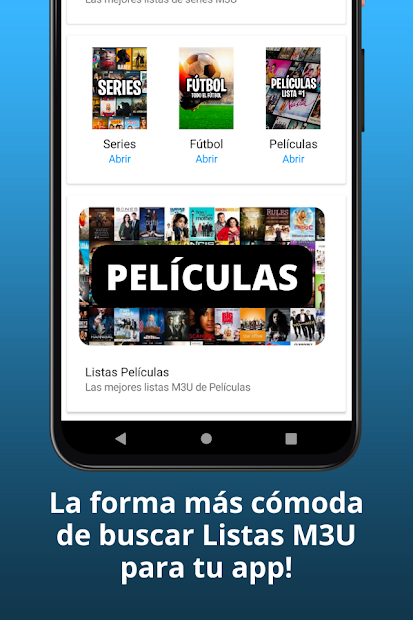 Screenshot 11 Listas M3U para IPTV Español android