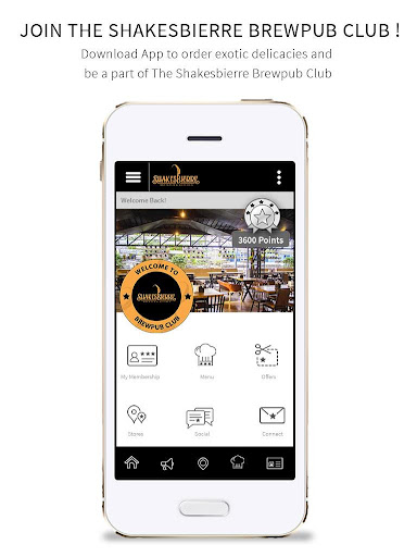 Android application ShakesBierre BrewPub Club screenshort