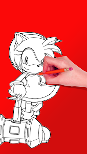 Amy coloring Rose