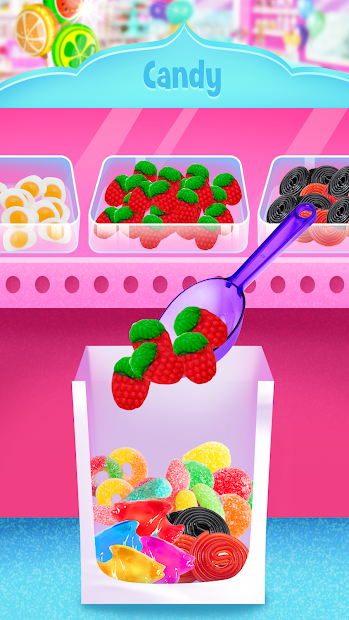 Captura de Pantalla 5 Sweet Rainbow Candy Cooking android