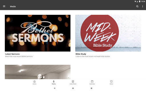 Screenshot of Bethel UPC