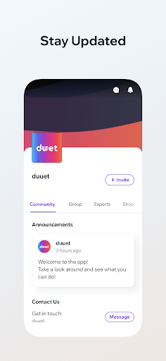 Android application duuet screenshort