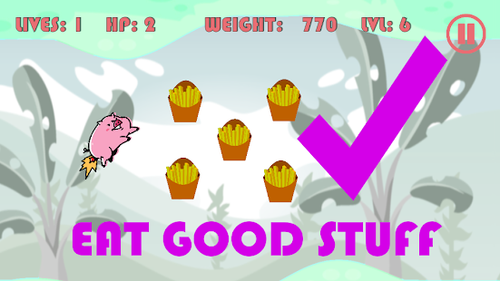 Glutton Pig - Avoid the vegetables! Eat good stuff 0.8.5 APK screenshots 3