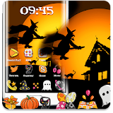 Happy Halloween Witch Night Theme icon