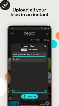 Degoo Lite: 100 GBクラウドストレージのおすすめ画像3