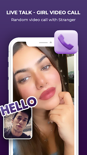Android application Live Talk - Girls Video Call screenshort
