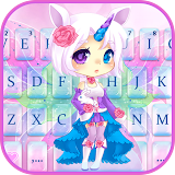 Cuteness Unicorn Fairy Keyboard Theme icon