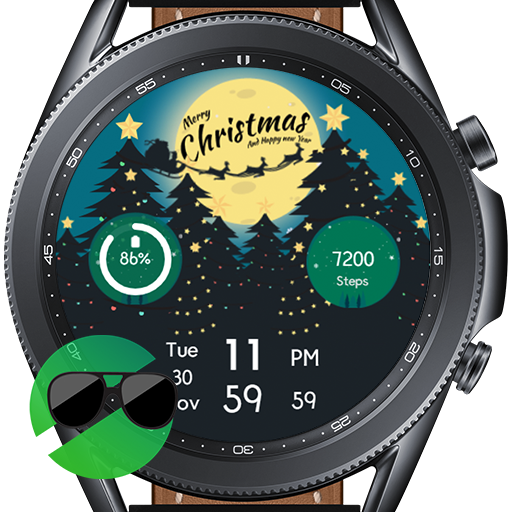 Christmas SCK 10 watch face - Google Play 앱