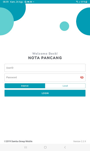 Nota Pancang Screen 3