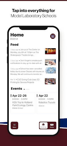 Android application Model Lab Schools at EKU screenshort