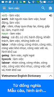screenshot of Vietnamese Dictionary Dict Box