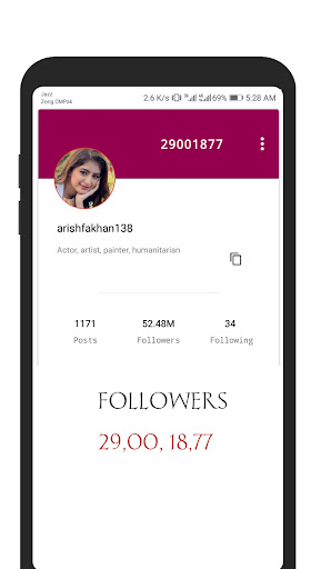 Live Counter - For Insta Screen 2
