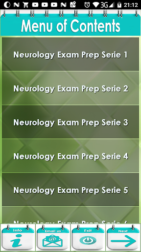Neurology Exam Review Screen 2