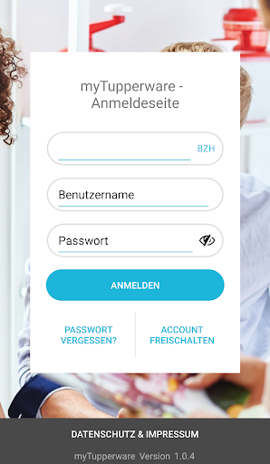Android application myTupperware - BusinessPortal screenshort