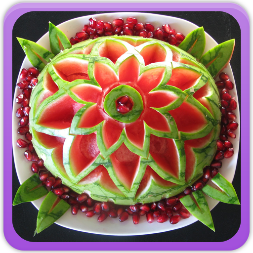 Fruits Vegetables Carving logo
