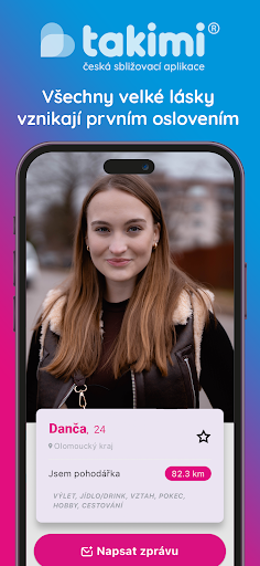 Takimi - Česká Sbližovací App Screen 2
