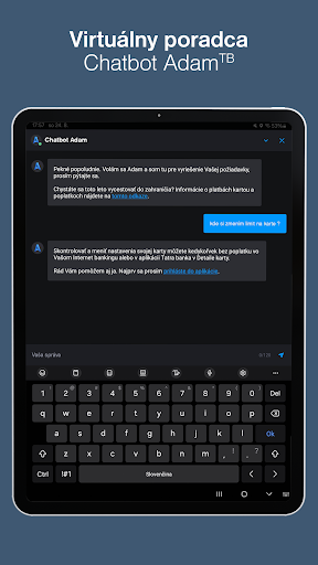 Screenshot of Tatra banka