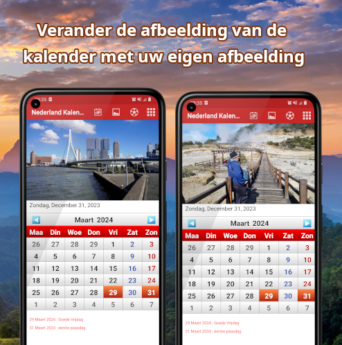 Android application Nederland Kalender 2024 screenshort