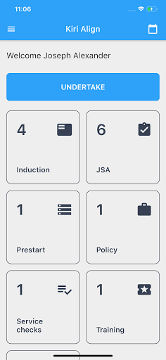 Android application Kiri Align screenshort
