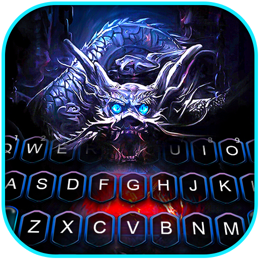 Blue Scary Dragon Theme  Icon