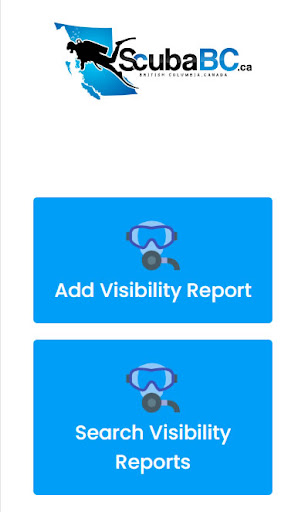 Android application Scuba BC Visibility App screenshort