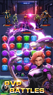Superhero & Puzzles Match3 RPG - Screenshot 4