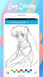 Captura 6 Anime Manga Coloring Book android