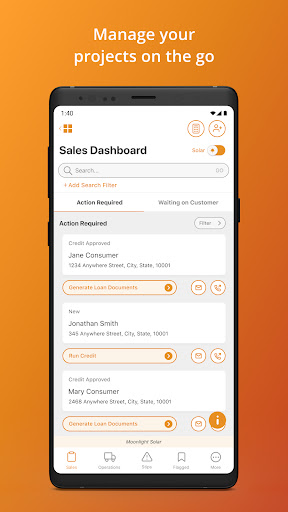 Sunlight Financial Portal Screen 2