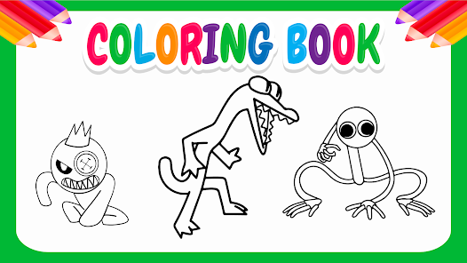 Rainbow Friends Coloring Pages na !