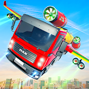 Flying Spray Tanker Transport: Flying Truck Game