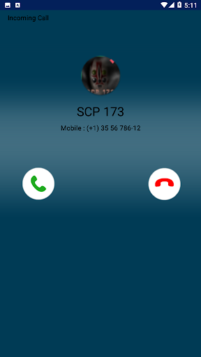 Fake Phone Call SCP 173 - Scary Horror Ghost Prank
