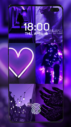 Purple Wallpaper Screen 3